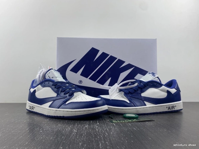 Rep SCOTT DM7890-101 OFF-WHITE JORDAN CUSTOM X TRAVIS AIR X 1 0714